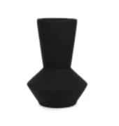 EVDEMA SERAMİK VAZO5 SİYAH MİNİ 19 CM - 1