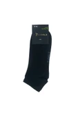 Premium 10 Çift Bambu Erkek Sıkmaz İz Bırakmaz Lastikli Patik Çorap (5 Siyah + 5 Beyaz) - 4