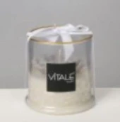 EVDEMA ÇİÇEK DEKORLU MUM3 190 GR - 1