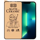 iPhone 13 Pro Ekran Koruyucu 9D Mat Seramik Nano Tam Kaplayan - 1