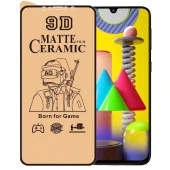 Samsung M31 Ekran Koruyucu 9D Mat Seramik Nano Tam Kaplayan Kırılmaz Cam 9018000000364 - 1