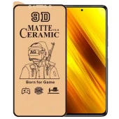 Poco X3 NFC Ekran Koruyucu 9D Mat Seramik Nano Kırılmaz Cam thumbnail 1