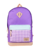 Kaukko Wichlight Sırt Çantası Plaid Lila K1646 thumbnail 1