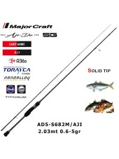 Major Craft 5G Ajido Aji AD5 S682M Aji 203cm 0.6-5g LRF Kamışı thumbnail 2