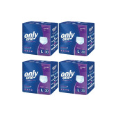 ONLYONE Only One Emici Külot Bez 30'lu 4 Paket L 120 Adet - 1
