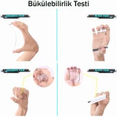 iPhone 14 Pro Max Ekran Koruyucu 9D Seramik Nano Tam Kaplayan Kavisli Kırılmaz - 5