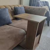 MODİLAYN CAN Gazetelikli C Yan Sehpa, Tekerlekli Sehpa - MEŞE - - 5