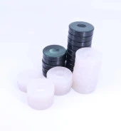 Sedefli Yeşil - Beyaz 35 mm Tavla Pulu 3,5 cm thumbnail 4