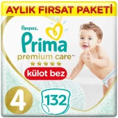 Prima Premium Care Bebek Külot Bezi 4 Beden 44x3 132 Adet - 1