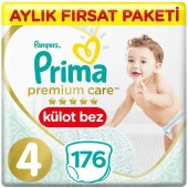 Prima Premium Care Bebek Külot Bezi 4 Beden 44x4 176 Adet - 1