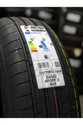 Goodyear 215/70R16 100H Eagle Sport 2 Suv Oto Yaz Lastiği (Üretim Yılı: 2023) thumbnail 2