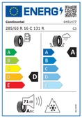 Continental 285/65R16C 131R VanContact A/S 10PR 4 Mevsim Lastiği (Üretim Yılı: 2024) - 2