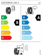 Uniroyal 235/55 R 18 100V Rainsport 5 Oto Yaz Lastiği (Üretim Yılı: 2023) thumbnail 2