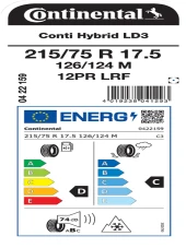 Continental 215/75R17.5 126/124M TL Conti Hbrd LD3 LD3 EU LRF 12PR Oto 4 Mevsim Lastiği (Üretim Yılı: 2024) thumbnail 2