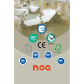 NOA YATAK Galaxy Power Sleep Yıkanabilir Kumaşlı Ultra Ortopedik Visco Yatak - 9