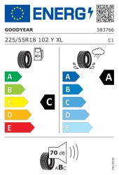 Goodyear 225/55R18 102Y XL F Eagle F1Asy6 Oto Yaz Lastiği (Üretim Yılı: 2024) thumbnail 2