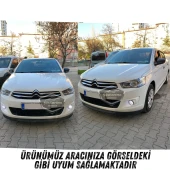 Peugeot 301 2012-2021 Uyumlu Üniversal Mercekli Angel Sis Farı Metal Su Geçirmez 76 mm Buz Mavi Halkalı Gündüz Farı Angel Eyes 2 Adet - 5