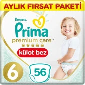 Prima Premium Care Bebek Külot Bezi 6 Beden 28x2 56 Adet - 1