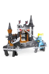 Castle Şövalye Kale Kapısı 220 Parça Yapı Oyun Seti - 1