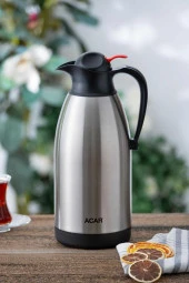 Acar Karat T Serisi Paslanmaz Çelik 2,5 Lt Termos Inox - 1