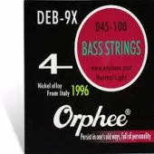 Orphee Deb-9x 4tel 045  Bas Gitar Gümüş Kaplama Takım Tel - 1