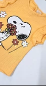 Snoopy Kız Bebek Şortlu Takım - 10