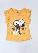 Snoopy Kız Bebek Şortlu Takım - 8