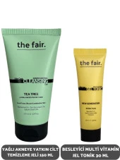 the fair. Yağlı Akneye Yatkın Cilt Temizleme Jeli 100 ml ve Besleyici Multi Vitamin Jel Tonik 30 ml - 1