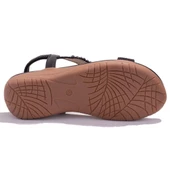 Dagoster DZA07-74172497 Siyah Günlük Ortopedik Kadın sandalet - 4
