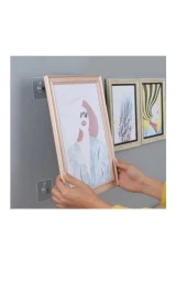 Vidalı Yapışkanlı Şeffaf Askı 4 Adet thumbnail 2