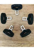 Emniyet Kemeri Kilitleme Çapası (SİYAH TOKA) Kalın Metal Krom Kaplama 1 Adet - 5