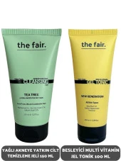 the fair. Yağlı Akneye Yatkın Cilt Temizleme Jeli 100 ml ve Besleyici Multi Vitamin Jel Tonik 100 ml - 1