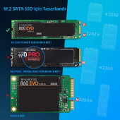 Ugreen Type-C M.2 SATA SSD NGFF Disk Kutusu - 2