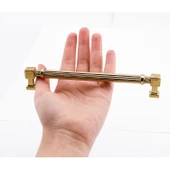 Talas Altın Çizgi Metal Kulp 224 mm 22.4 cm Mobilya Çekmece Mutfak Dolabı Dolap Kapak Kulpları Kulbu thumbnail 4