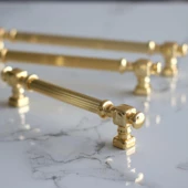 Talas Altın Çizgi Metal Kulp 224 mm 22.4 cm Mobilya Çekmece Mutfak Dolabı Dolap Kapak Kulpları Kulbu thumbnail 7