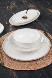 Acar Crystal 27 Parça 6 Kişilik Yemek Takımı XTL-05540 - 1