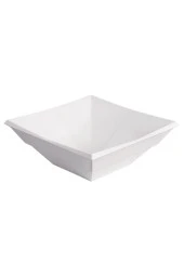 Bien Kristal Gövde Üstü Lavabo 41 Cm Batarya Deliksiz Taşma Kanalsız - 1
