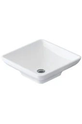 İdevit Kare Tezgah Üstü Lavabo 48 Cm - 1