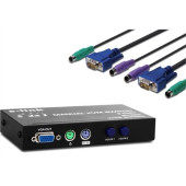 S-Link Sl-325 2 Port Vga+Ps2 1.8M M/M Kablolu Manuel Kvm Switch - 3
