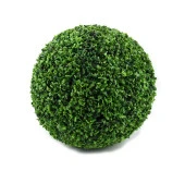 Nettenevime Yapay Çiçek Şimşir Top 28 CM Yeşil Top Ağaç Çiçeği thumbnail 1