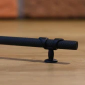 Metal Kulp Mobilya Çekmece Mutfak Kapak Dolap Kulpları Dolabı Kulbu Kulpu 96 mm Mat Siyah thumbnail 4