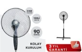 Luxell Lxf-Eh01 45 Watt 3 Kanatlı Ayaklı Vantilatör - 2