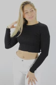 Crop Triko Siyah - 1352.55 - 1