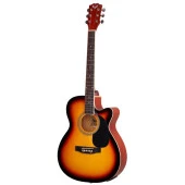 Angel Afg100ce-sb Sunburst Cutaway Elektro Akustik Gitar - 2
