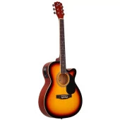 Angel Afg100ce-sb Sunburst Cutaway Elektro Akustik Gitar - 3