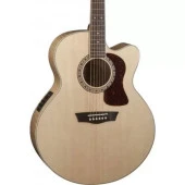 Washburn Hj40sce Heritage 40 Seris Jumbo Elektro Akustik Gitar - 1