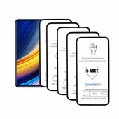 Bzontech Poco x3 Pro ile Uyumlu Ekran Koruyucu Tam Kaplayan 5li Set - 1