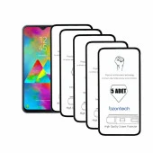 Bzontech Samsung Galaxy M20 ile Uyumlu Ekran Koruyucu Tam Kaplayan 5li Set - 1