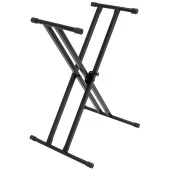 Ultimate Support IQ-x-2000 Double-braced X-style Keyboard Stand - 1
