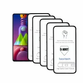 Bzontech Samsung Galaxy M51 ile Uyumlu Ekran Koruyucu Tam Kaplayan 5li Set - 1